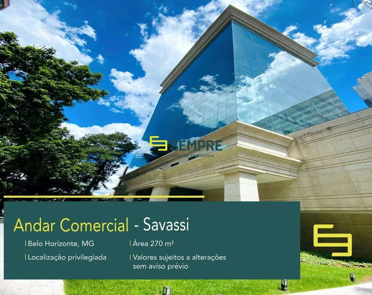 Andar corporativo para alugar no Canopus Corporate Savassi - Savassi BH