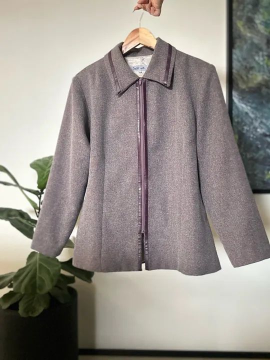 Jaqueta Roxa Blazer Casaco G