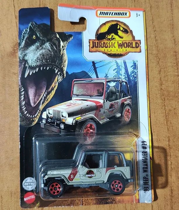 Jeep Wrangler 93 Jurassic Park Matchbox