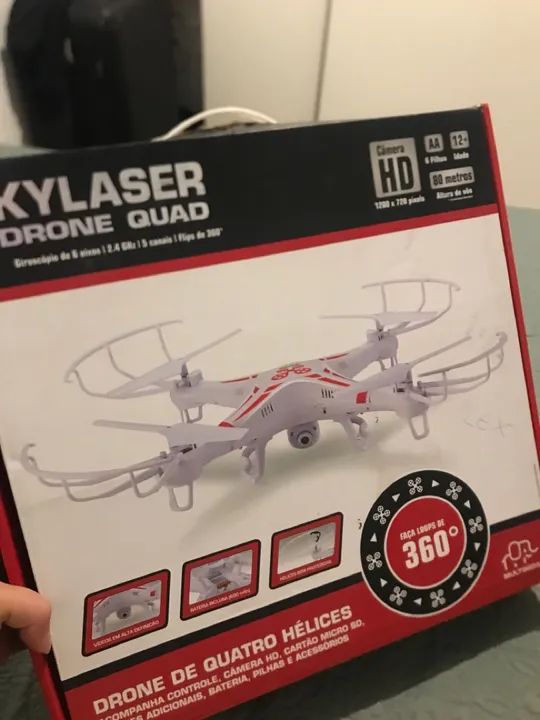 Drone Skylaser - USADO com CÂMERA  - Foto 3