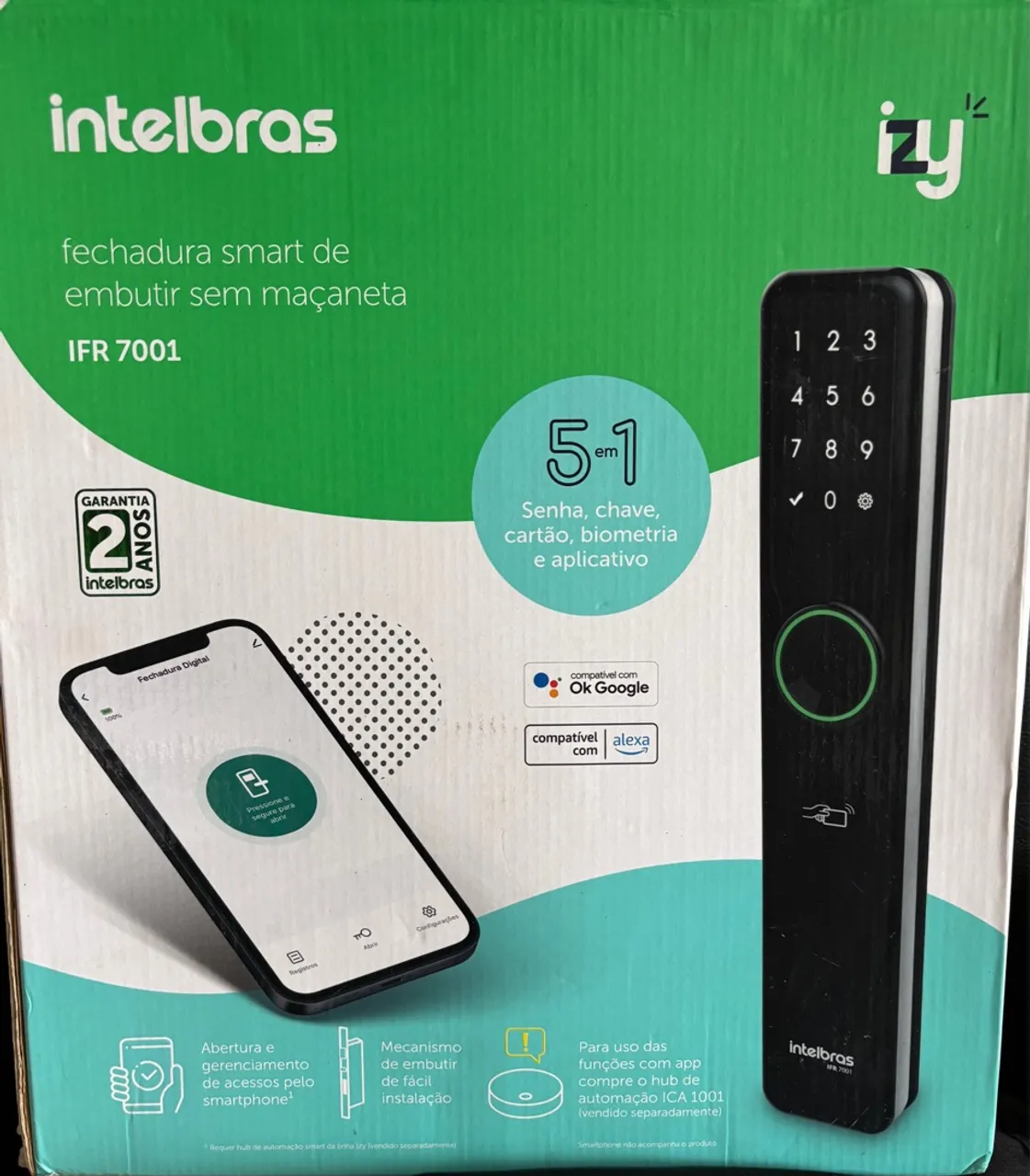 Fechadura Inteligente Intelbras IFR 7001 - Segurança e Praticidade