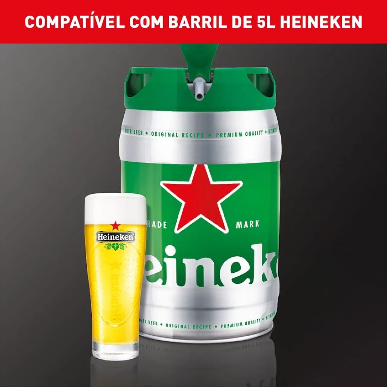 PRA VENDER RÁPIDO!!! Chopeira Elétrica Heineken Krups -  5 Litros - Foto 5