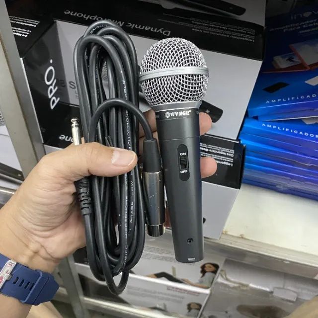 Microfone Profissional Com Cabo Sm-58 Premium Dynamic - Foto 6