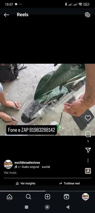 Película para vidro de carro - Proteção solar e adesivo em geral  - Foto 5