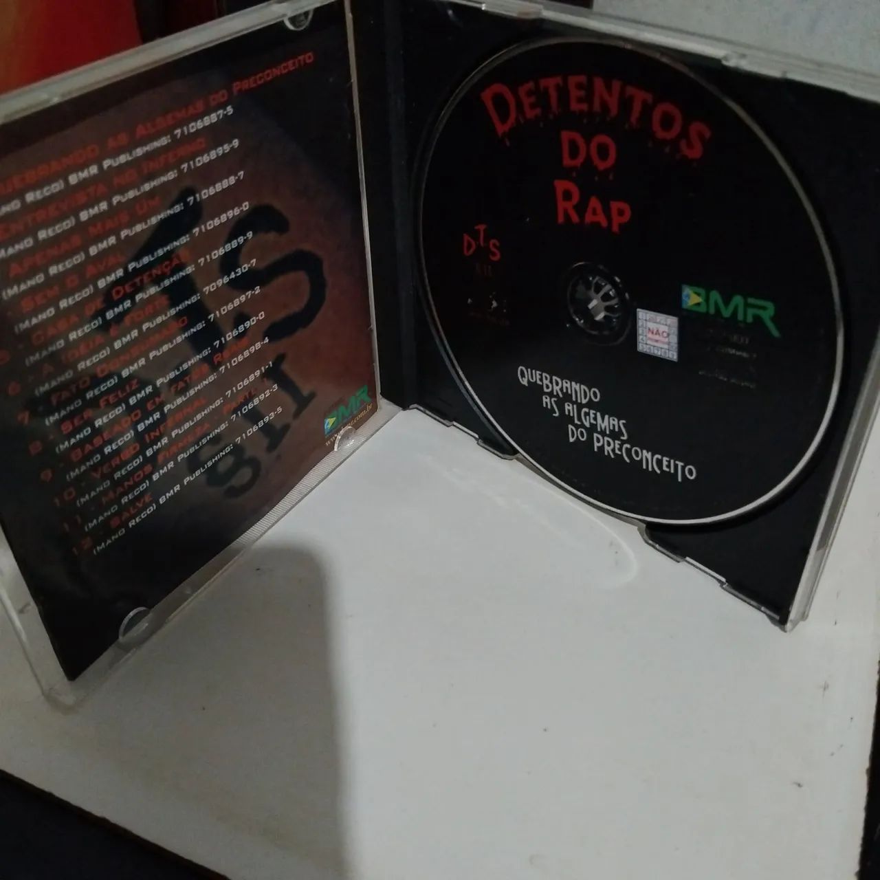 Cd Detentos do Rap Quebrando as Algemas do Preconceito original Raro - Foto 3