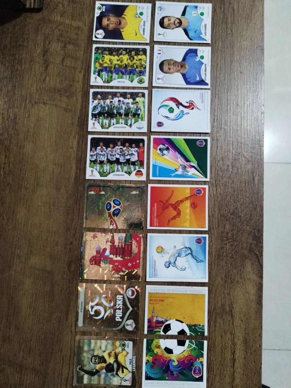 Figurinhas novas originais Panini, ótimo estado de conservação, copa de 2014, 2018 e 2022, - Foto 2