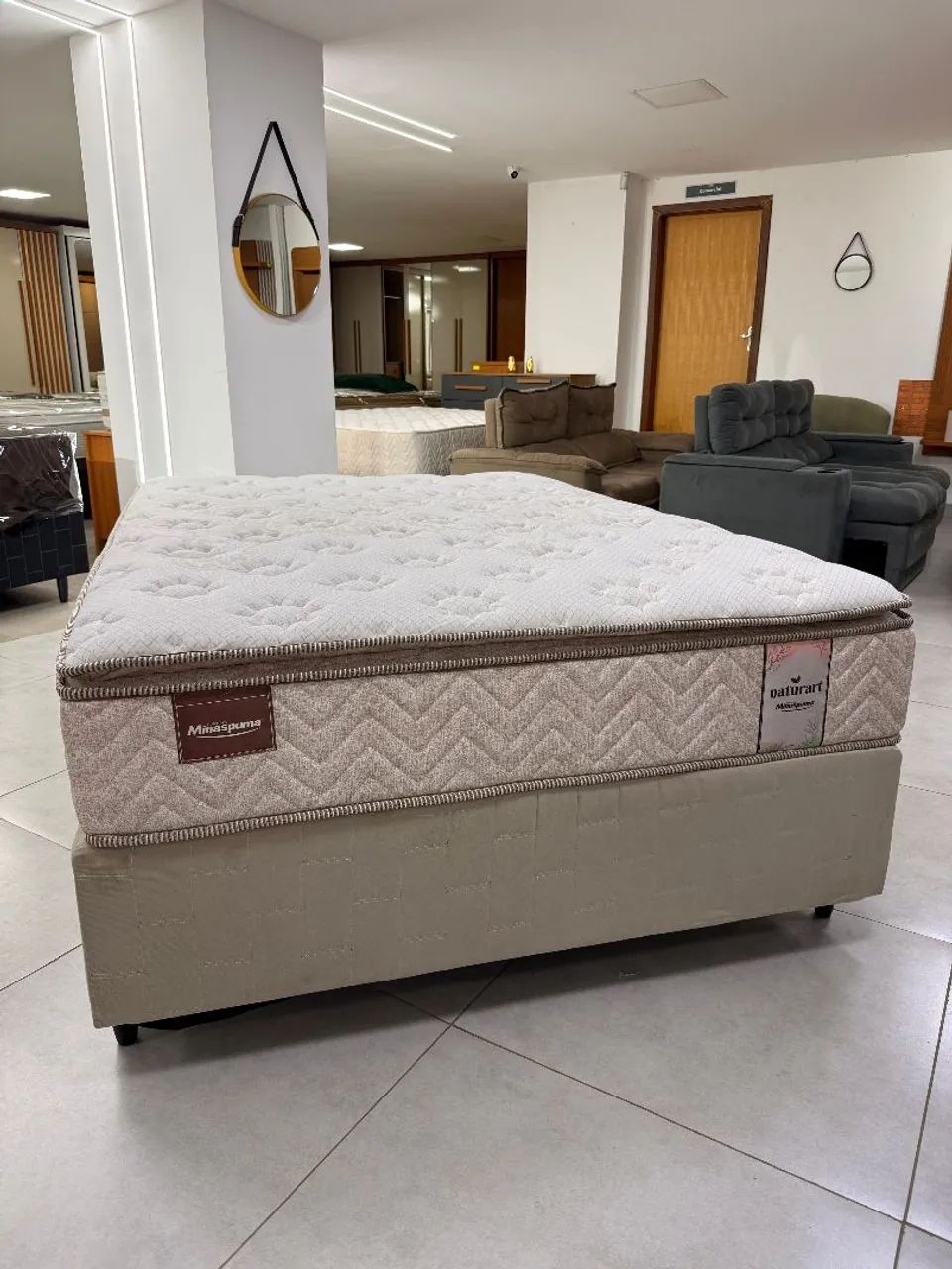 Colchão  com molas ensacada novo 