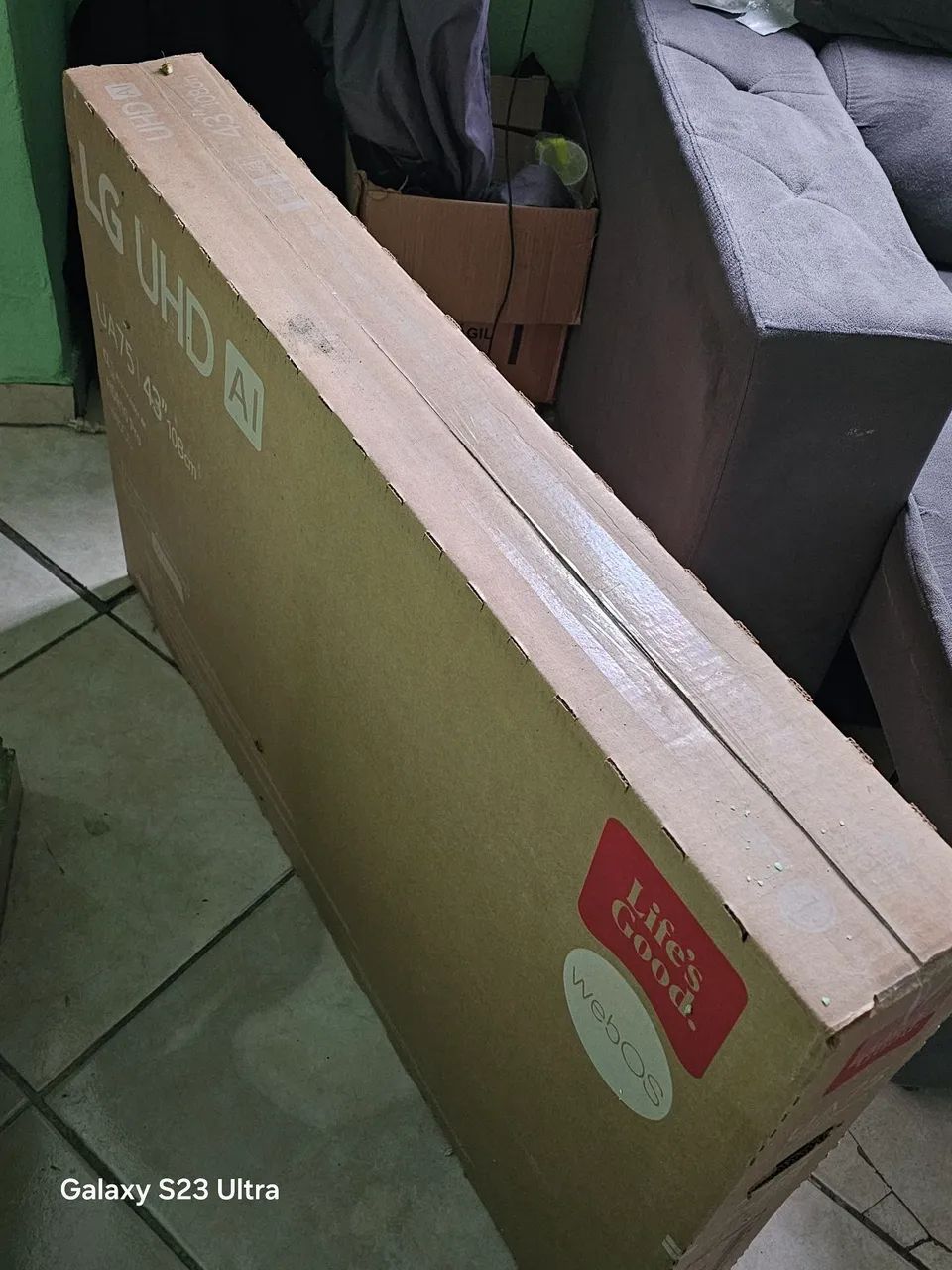 Tv LG 43 polegadas 4k nova lacrada aceito troca em celular aceito cartão com acréscimo.  - Foto 3