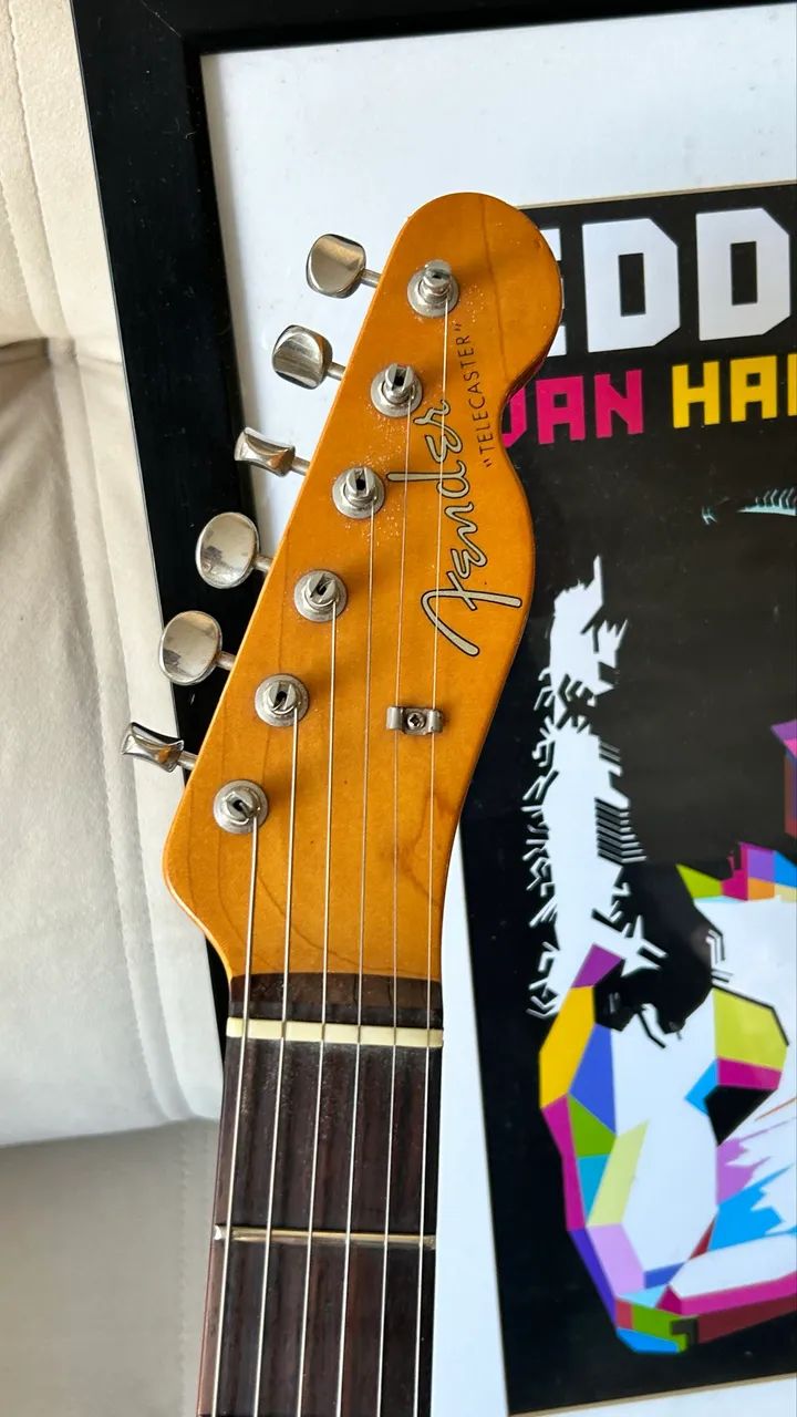 Raridade! Fender Japan TL62B '62 Reissue Custom 2013 Transparent blue - Foto 4