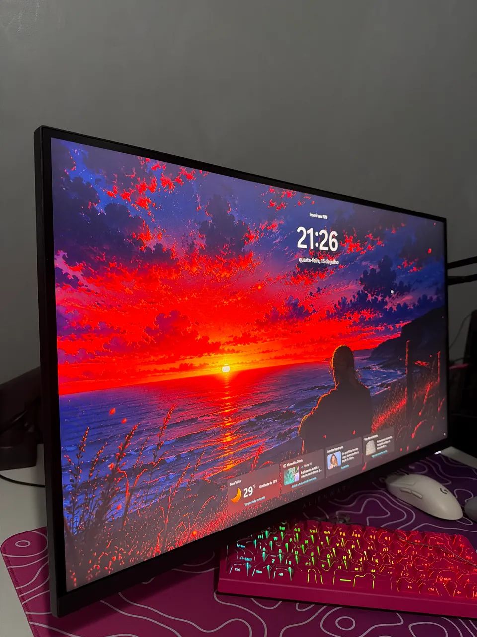 Monitor Gamer Alienware 27" ? QHD (2560 x 1440) ? 180 Hz  - Foto 2