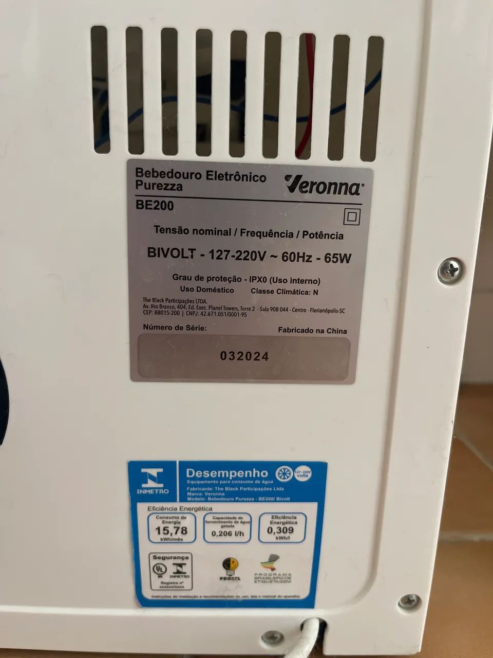 Bebedouro Refrigerado Eletrônico Veronna Purezza (Modelo BE200) - Foto 4