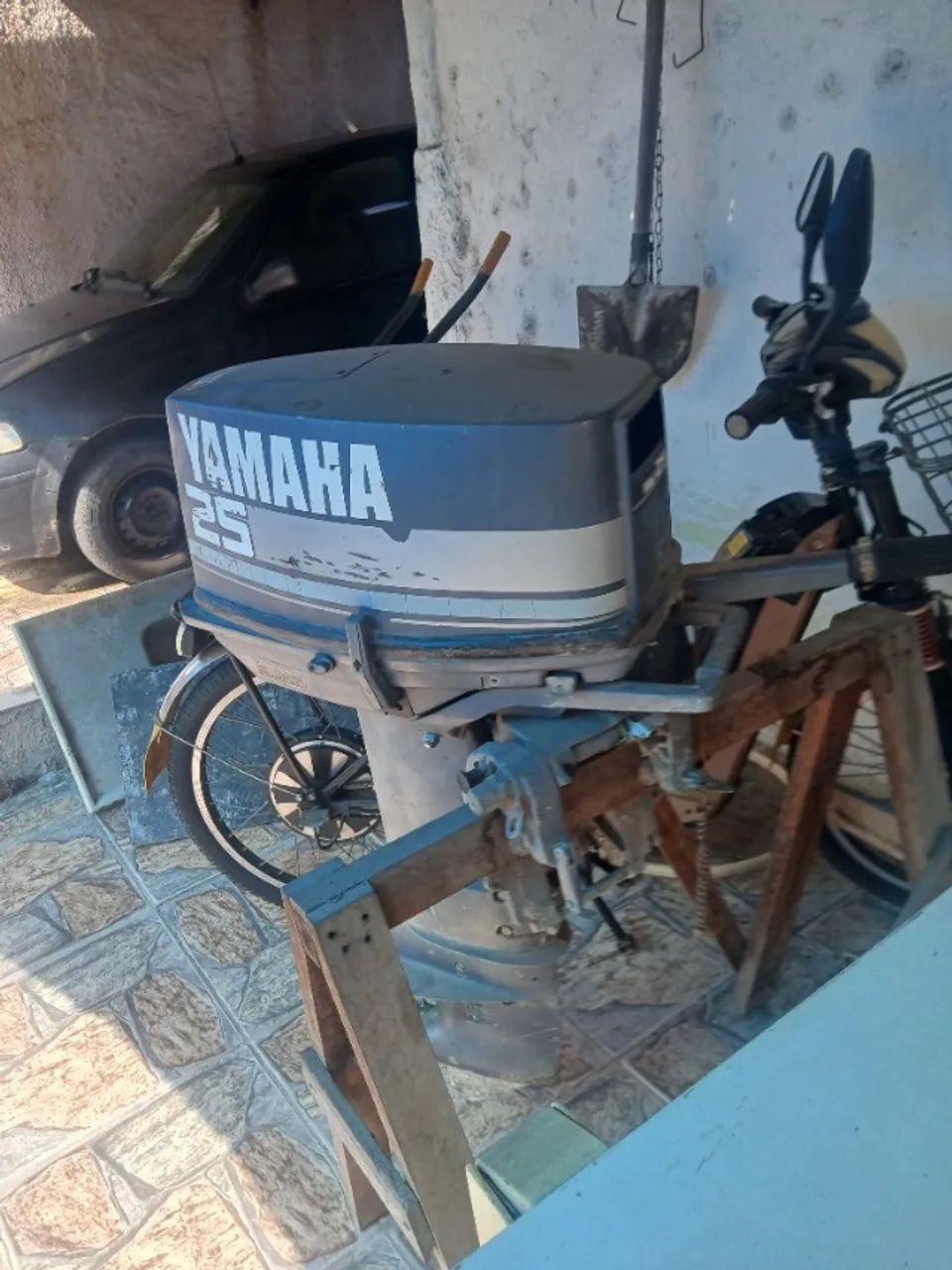 Lancha de alumínio com 2 motores e reboque - Foto 5
