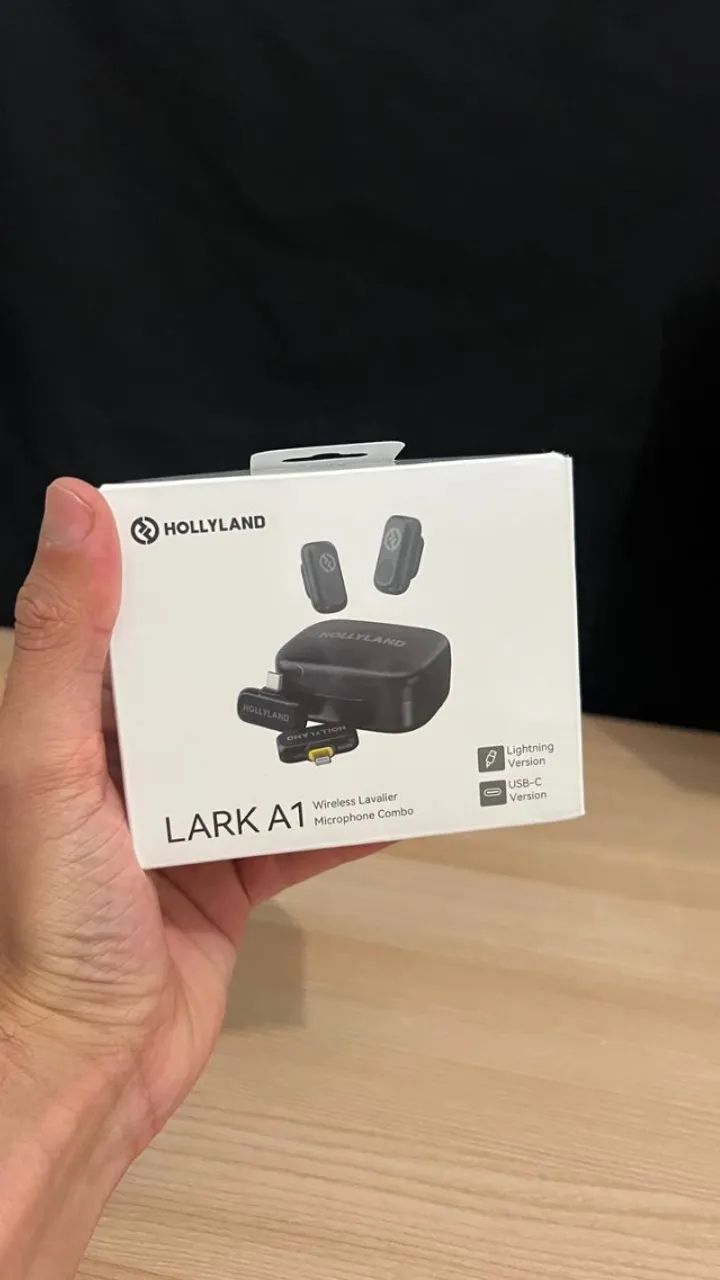 Microfone de Lapela Hollyland Lark A1 combo - Foto 3