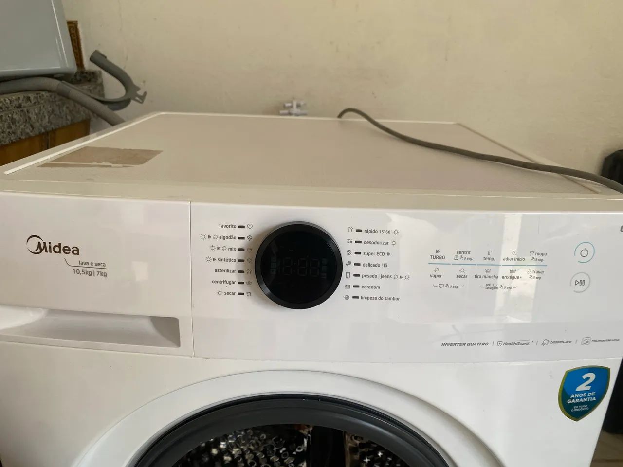 Lava e Seca Midea MF200 - 10,5kg lavagem / 7kg secagem - Foto 5