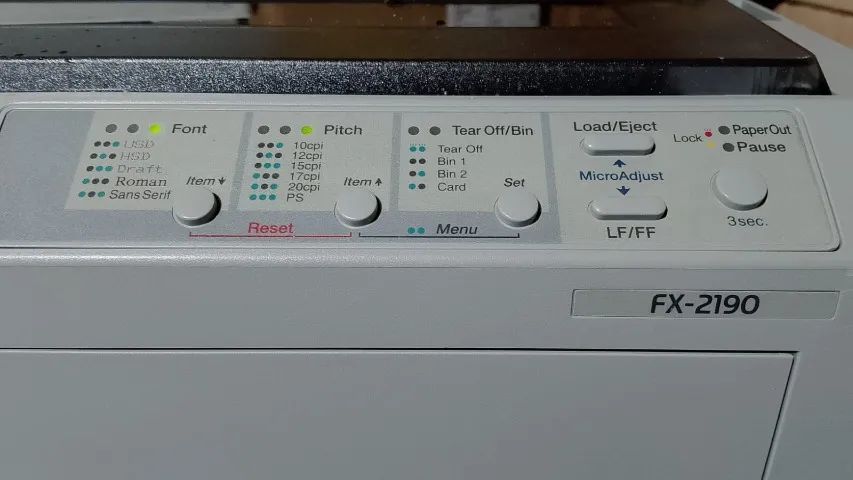 impressora epson fx-2190 matricial otimo estado funcionando perfeitamente - Foto 2