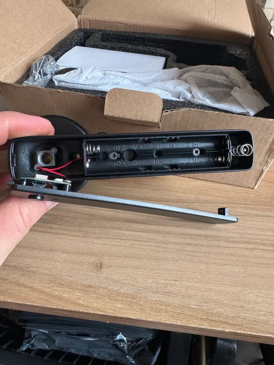 Fechadura Eletronica Tuya Nova com senha e Tag - Foto 2