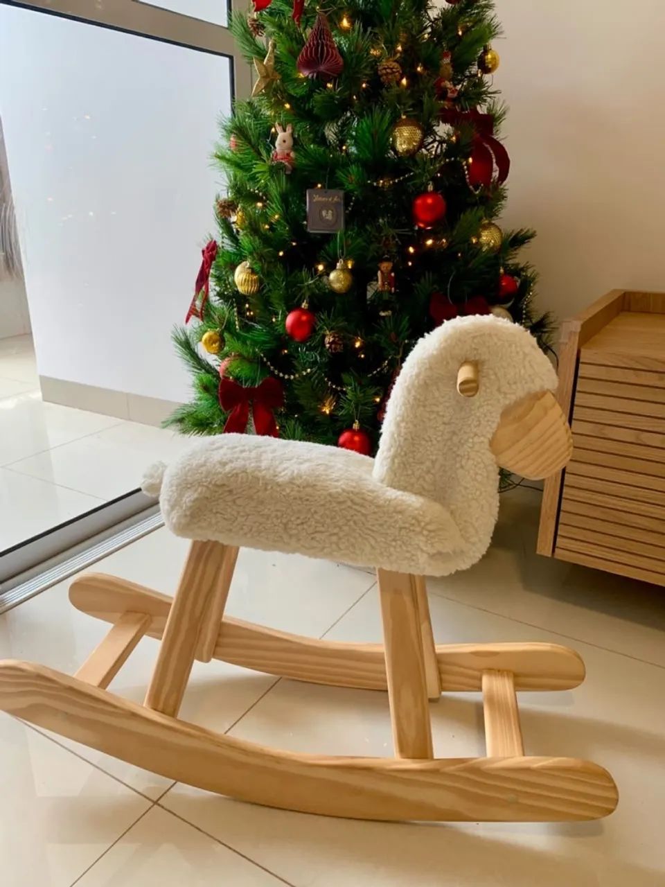 Ovelha de balanço criança 
