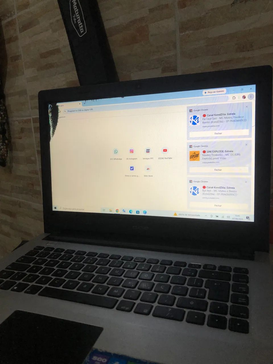 Notebook CCE intel 
