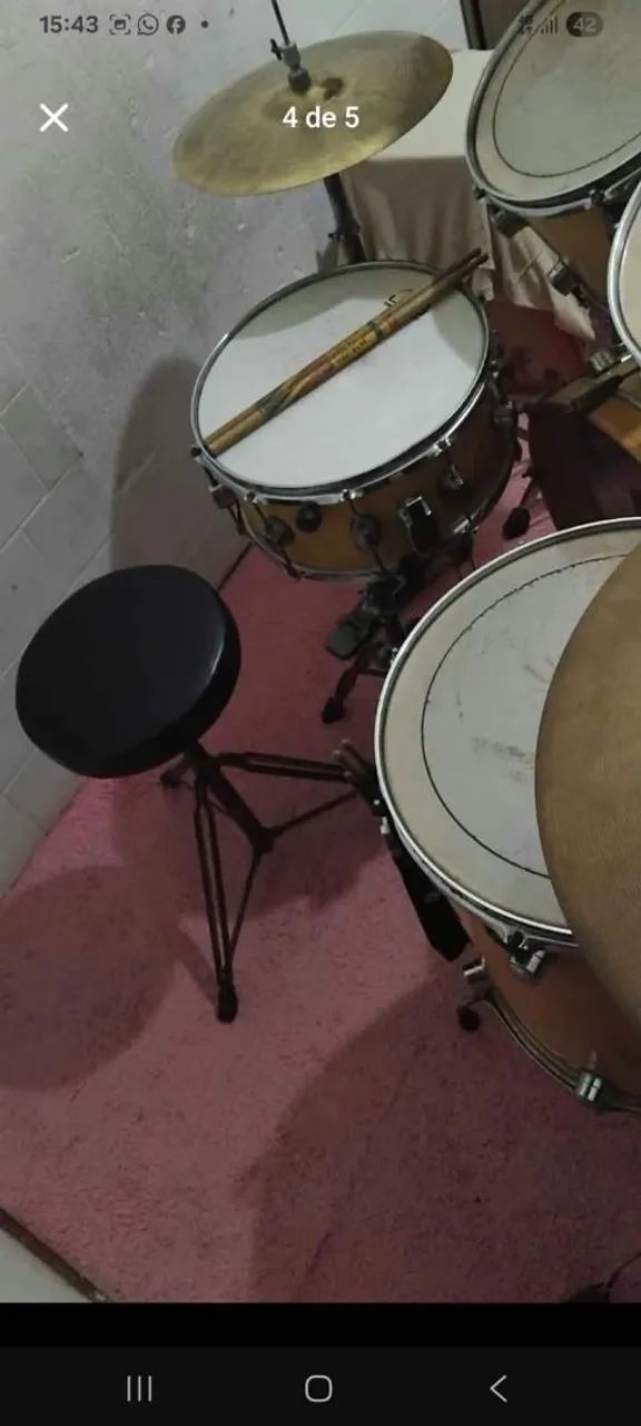 Vendo bateria - Foto 5
