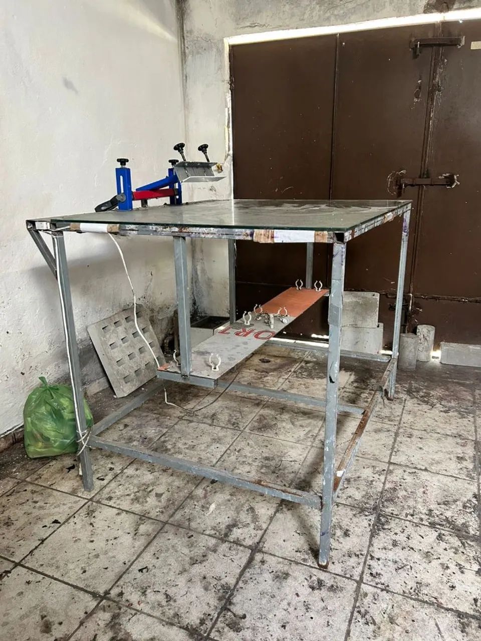 Mesa de serigrafia