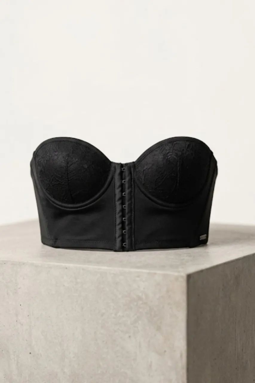 Soutien Tomara que Caia / Cropped Corset Preto