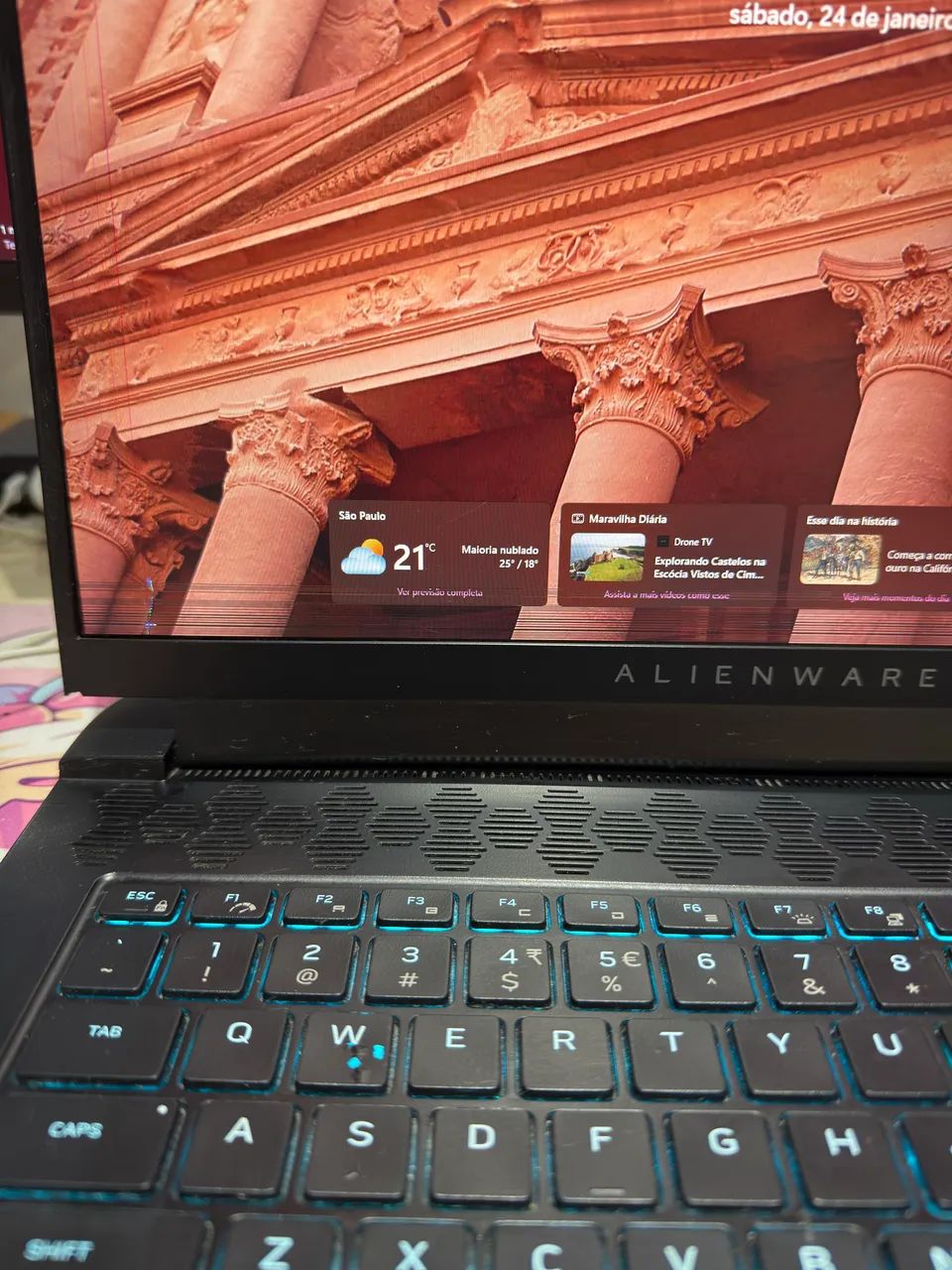 Notebook Alienware M15 32G RAM 1TB memória  - Foto 4