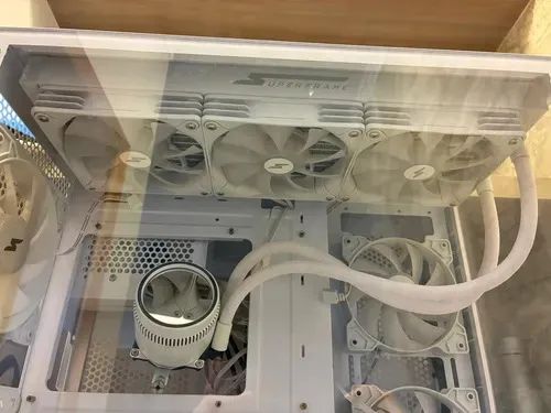Water Cooler SuperFrame ISENGARD SMART, ARGB, 360mm, Intel-AMD, Controladora, White,Novo,  - Foto 3