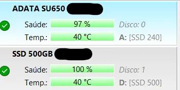SSD NVME 512 ADATA e SSD ST 240 - Foto 3