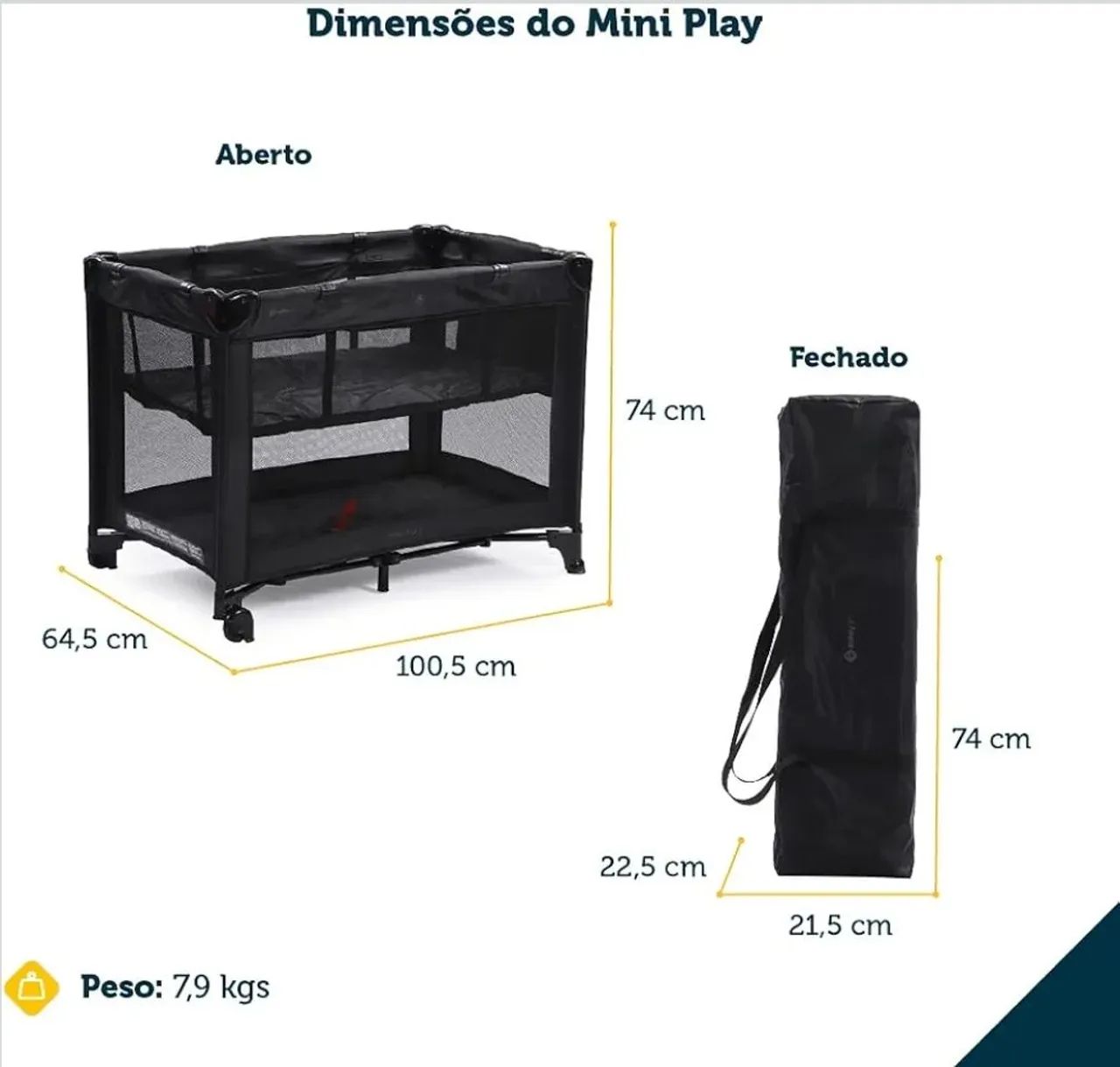 Berço Portátil Safety 1st  - Foto 2