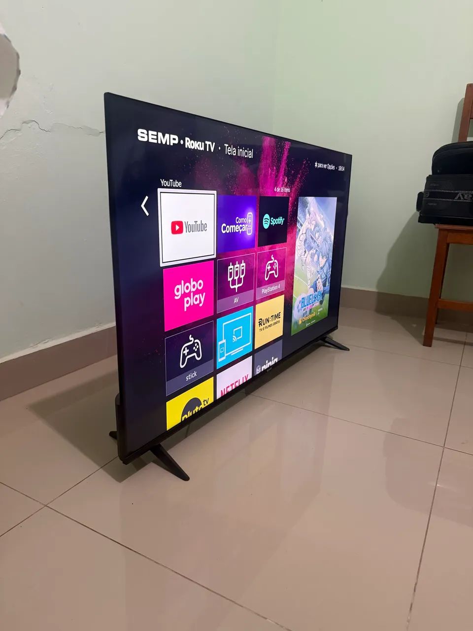 TV Smart SEMP Roku TV 50 Polegadas - Completa! - Foto 2