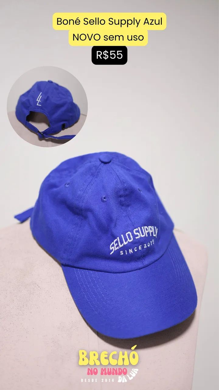 BONÉ SELLO SUPPLY AZUL