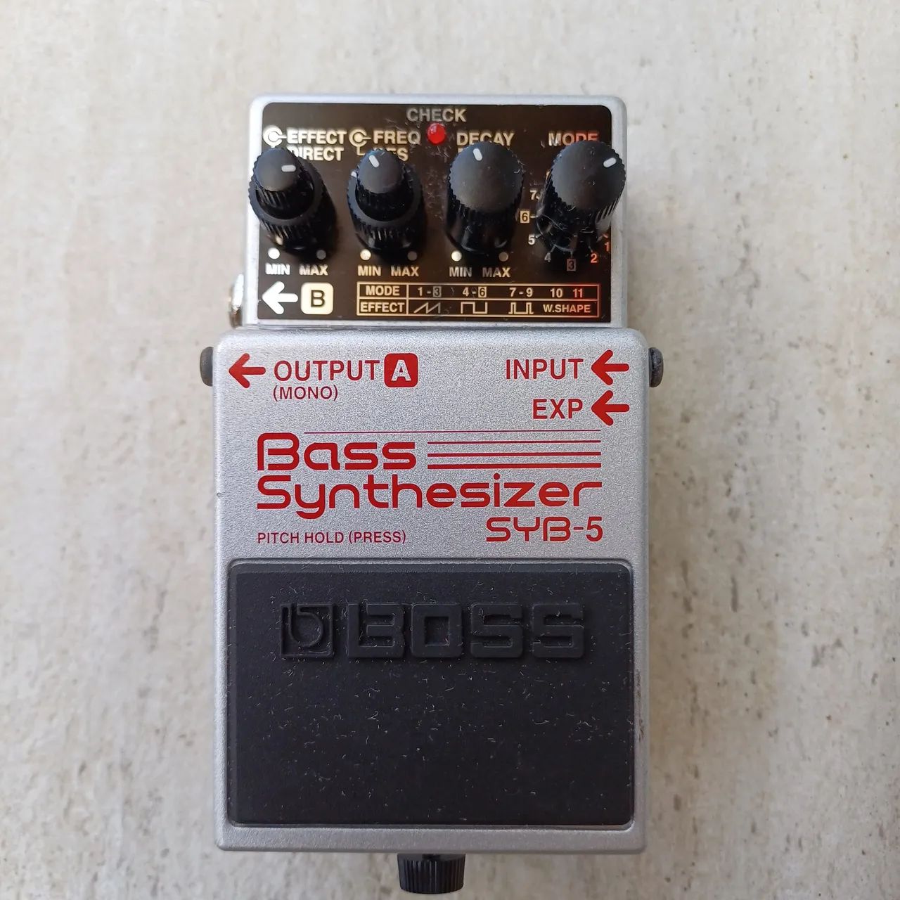 Pedal Bass Synth Boss Syb-5 - Instrumentos musicais - Vila Mascote