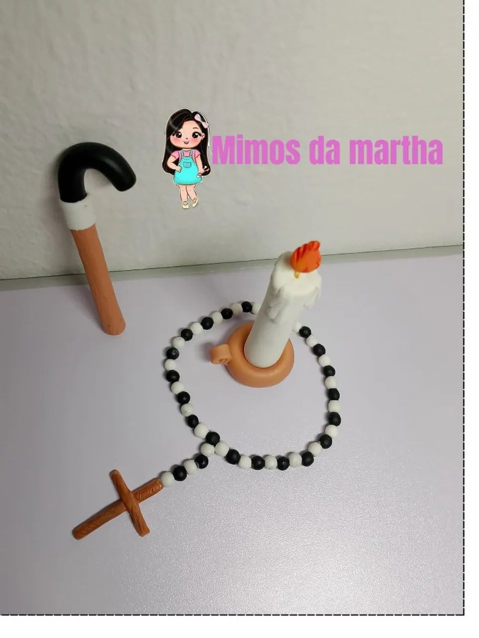 Lembrancinhas tema religioso com 3 peças  - Foto 2