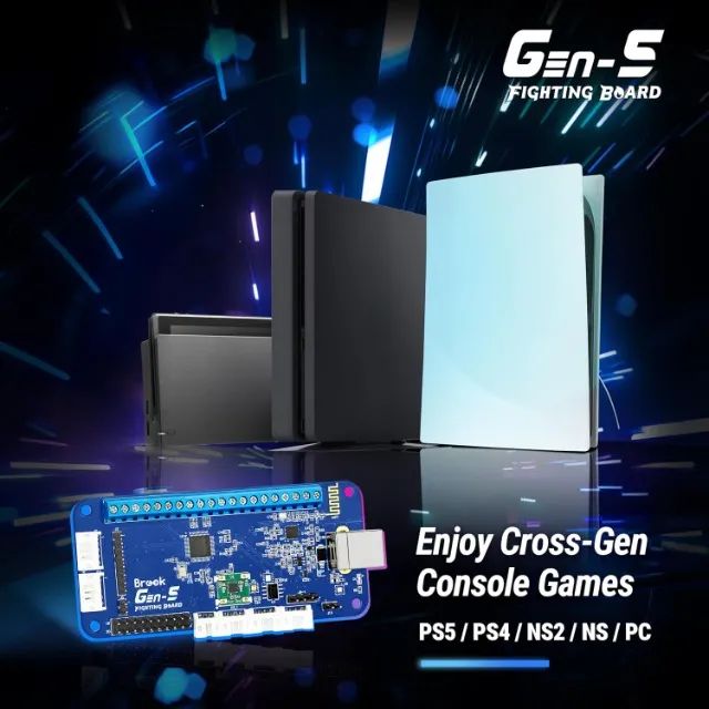 Brook Gen-5 Fighting Board / PS4 / PS5 / Switch1 e 2 / PC Android - Foto 2