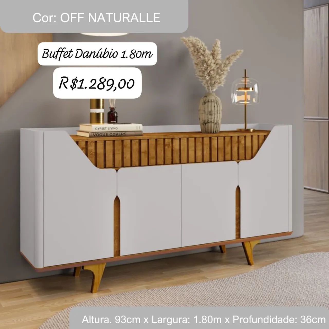 Buffet Danúbio 1.80m