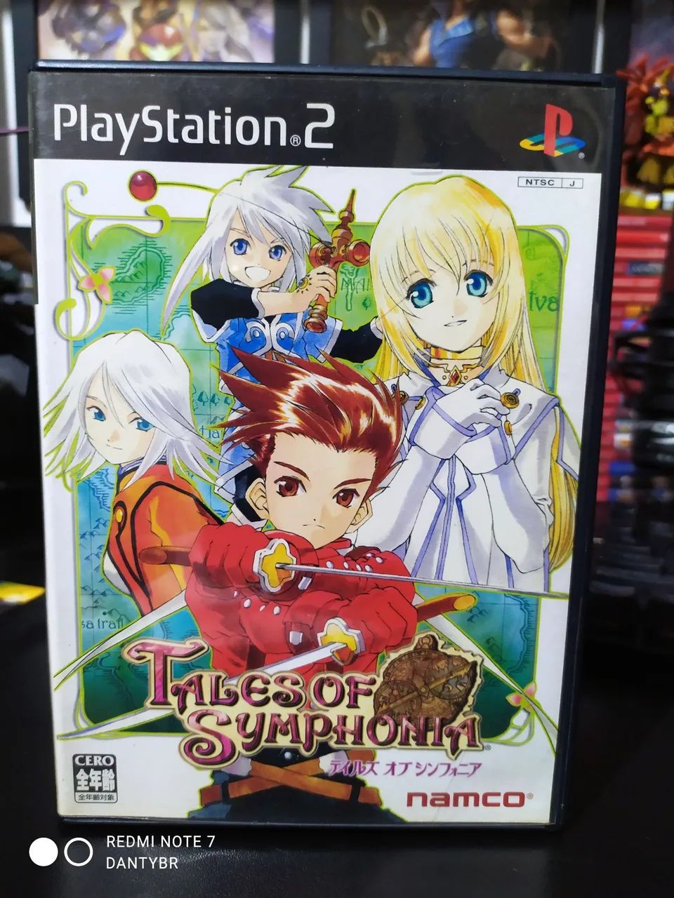 PS2 - Tales of Symphonia - Ps2 - Rpg - Black Label - Peças e