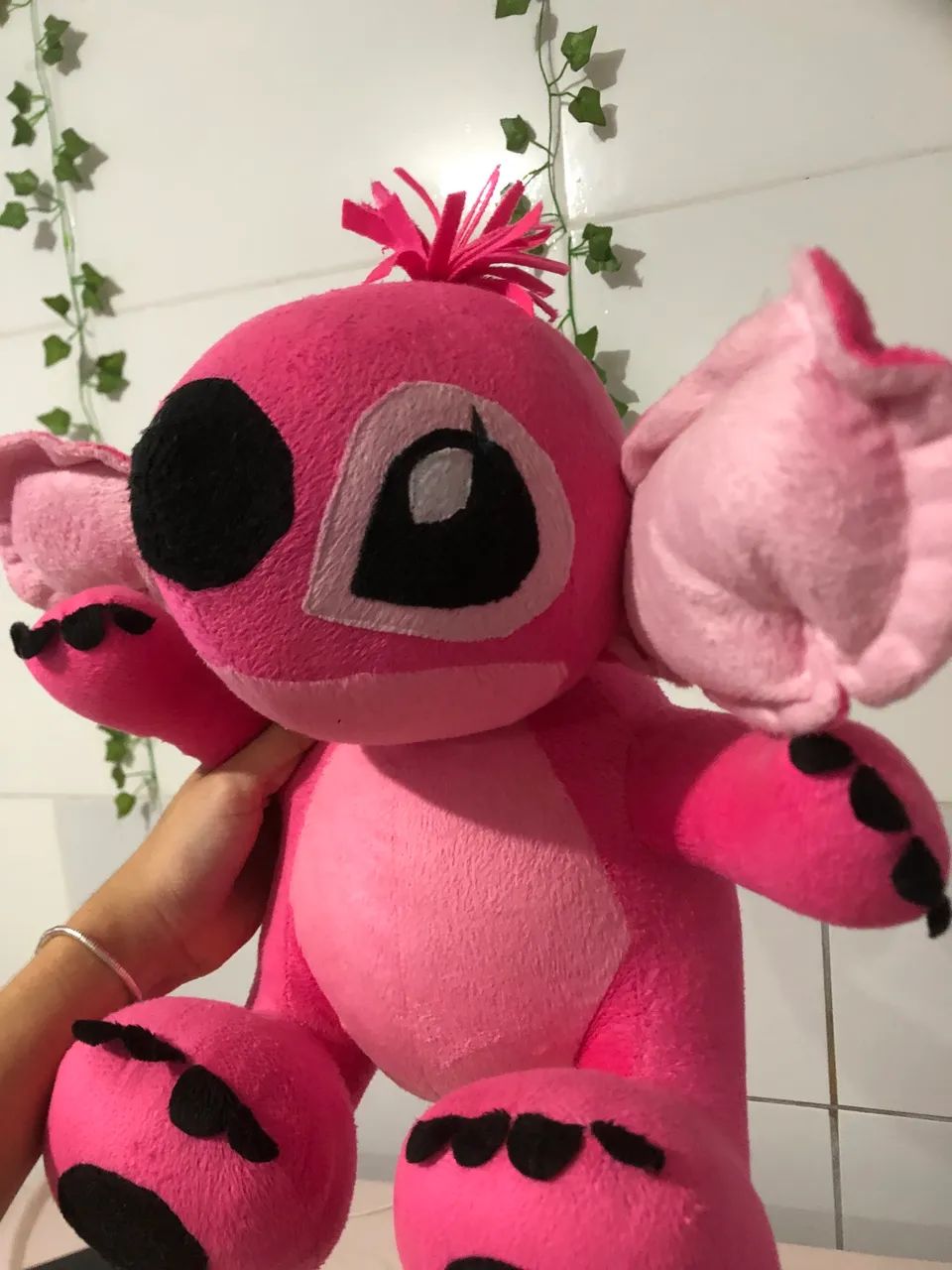 PELÚCIA STITCH ROSA - Foto 2