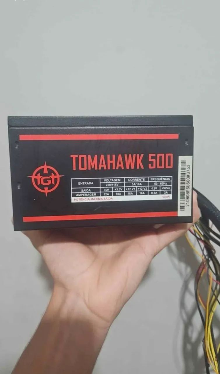 Fonte TGT Tomahawk 500w 