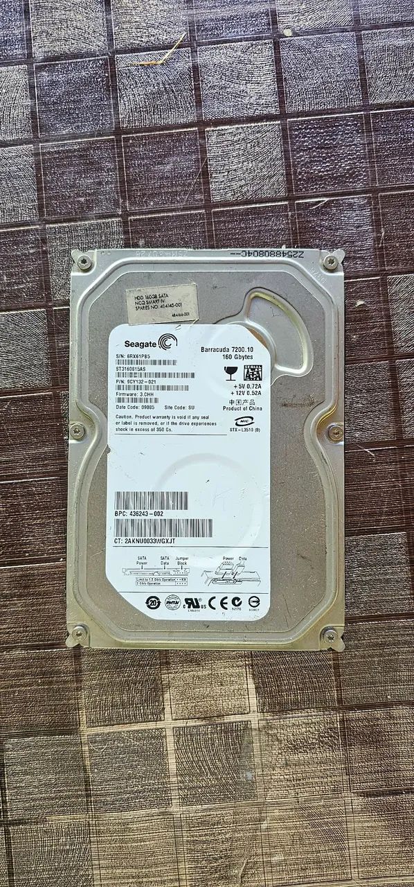 HD 160Gb com Windows Instalado 