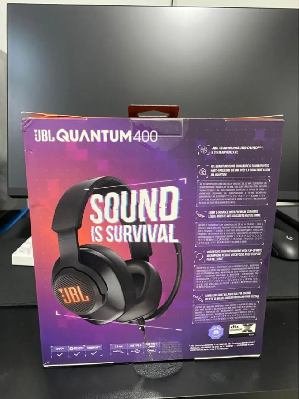 Headset gamer JBL Quantum 400 - Foto 3