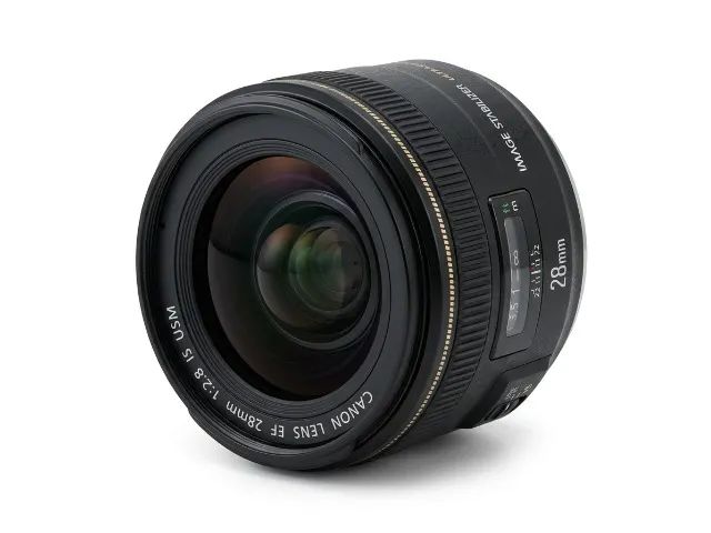 Lente Canon EF 28mm f/2.8 IS USM - Acessórios para Câmeras e