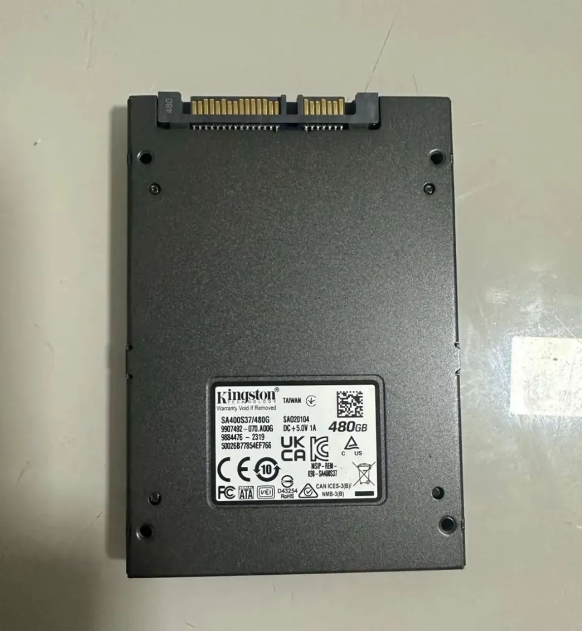 Ssd De 480GB Kingston Já Com Windows Estalado! - Foto 2