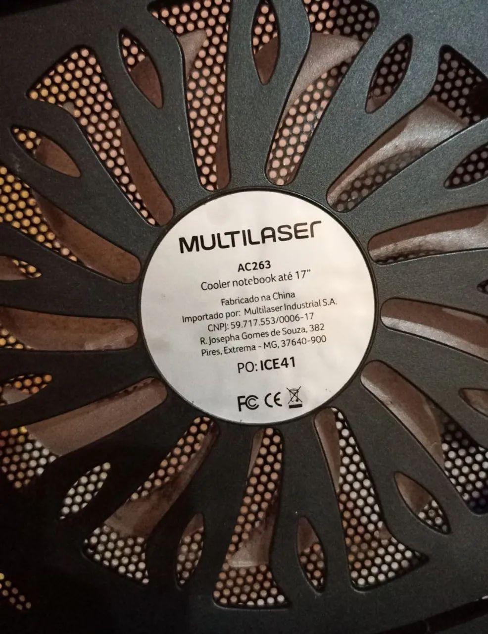 SUPORTE/COOLER MULTILASER | PARA NOTEBOOK | USADO | ARAPIRACA - AL - Foto 4