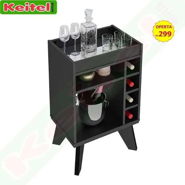 Bar Barzinho Drink Cor Preto
