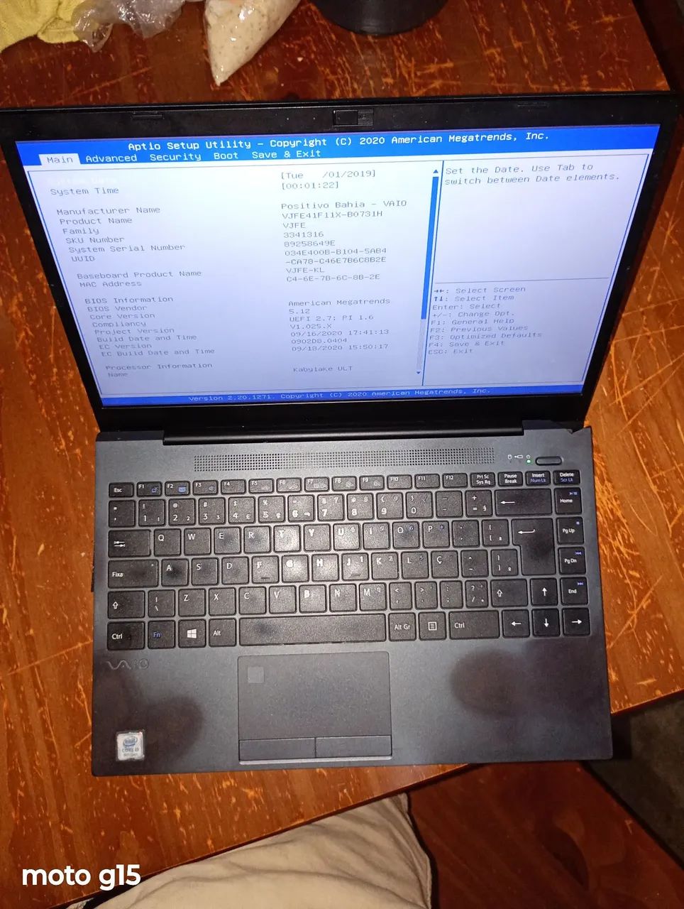 Notebook Vaio 