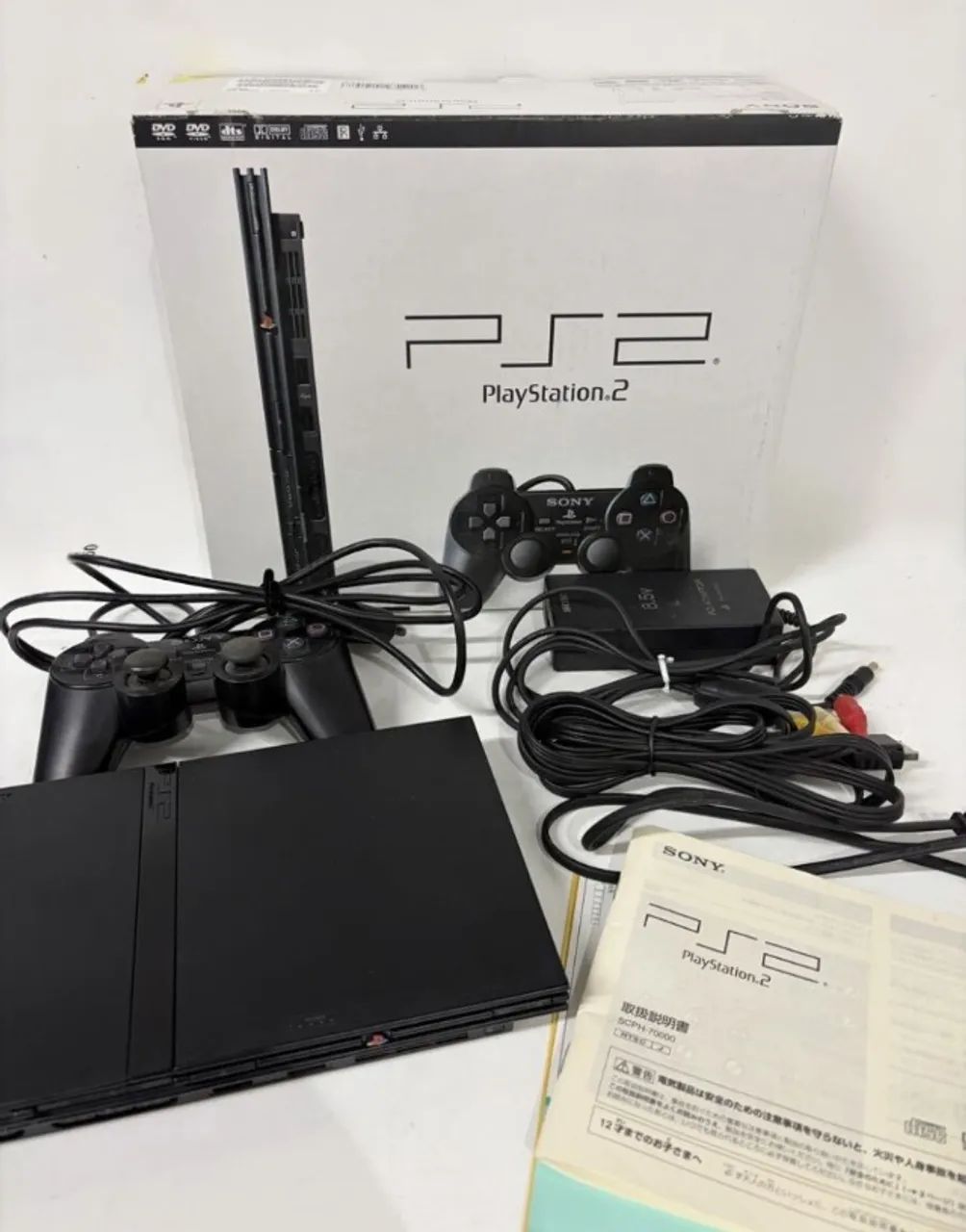 PlayStation 2 Slim SCPH-70000 Japonês Bloqueado Original Serial