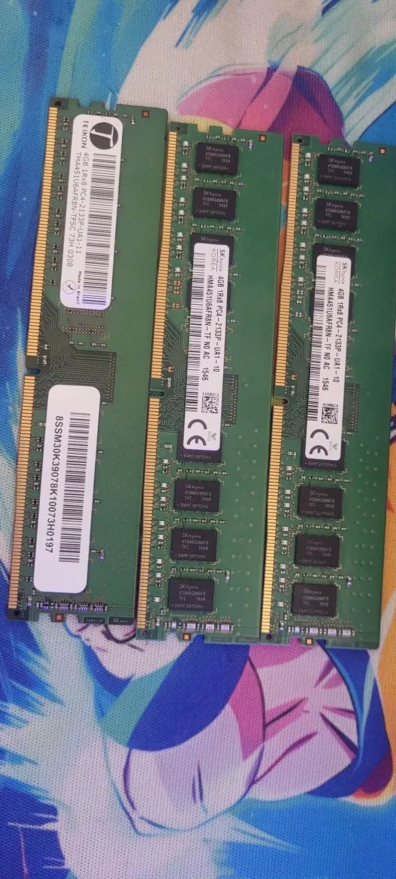 Memoria ddr4 4gb em perfeito estado