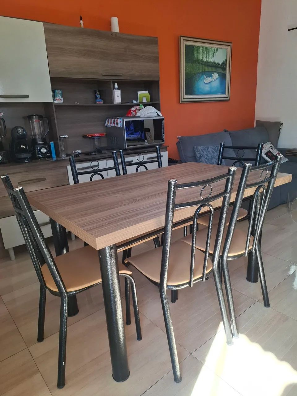 Mesa com 6 cadeiras - Foto 2