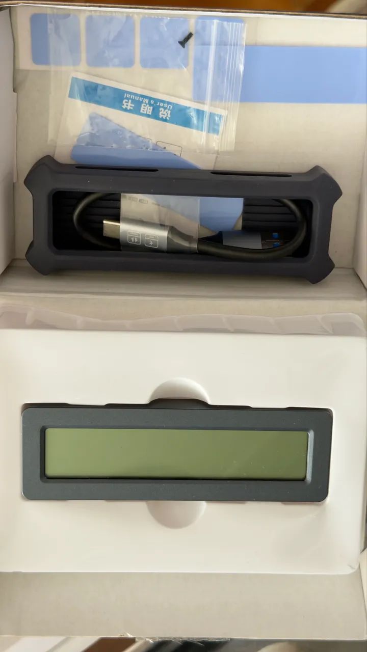 Case SSD NVME com tela - Foto 2