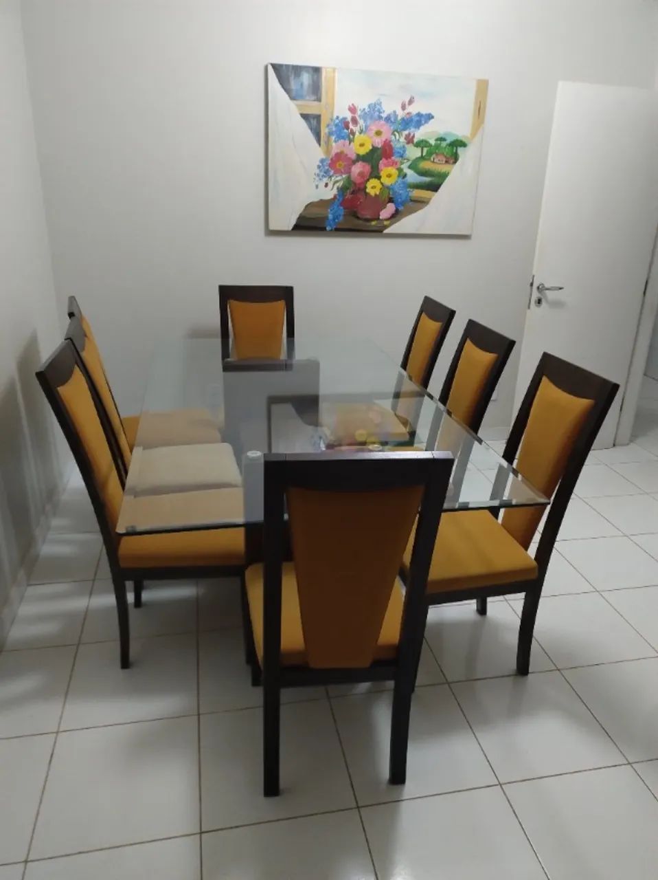 Conjunto Mesa De jantar 8 lugares Retangular  - Foto 5